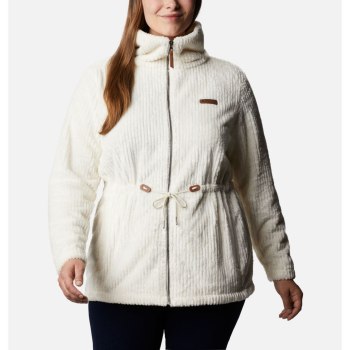 Columbia Fire Side Long Full Zip Sherpa Fleece Plus Size, Chamarras Rayas Para Mujer | 805293-VMX